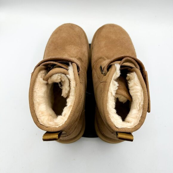 UGG Neumel Platform Chestnut Double-Strap Women's Boots Size 8 - Picture 8 of 9